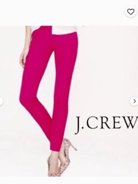 J. Crew Minnie Pink Stretch Pants Size 6
